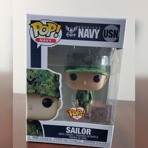 Funko Pop! Navy Sailor Figure - Green and Black